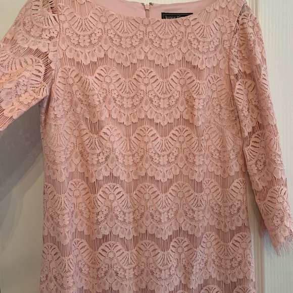 Jessica Howard - Pink Lace Dress - Size 6 - worn once - Picture 4 of 7